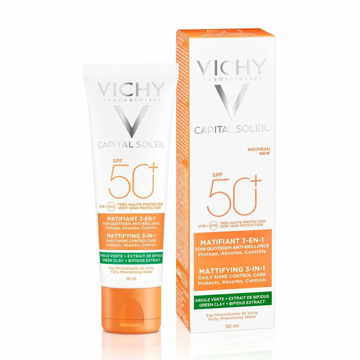 Facial Cream Vichy Capital Soleil Sensitive skin 50 ml Spf 50 SPF 50+ - Cosmova