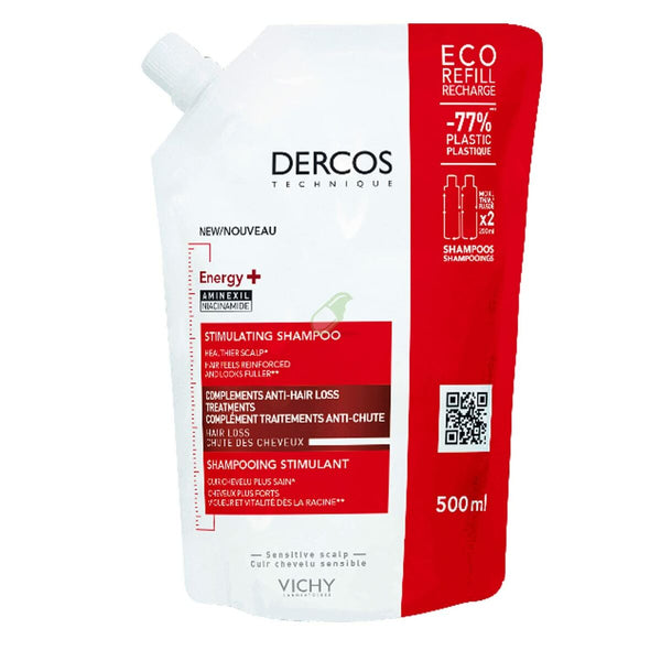 Anti - Hair Loss Shampoo Vichy Dercos Energy+ Refill 500 ml - Cosmova