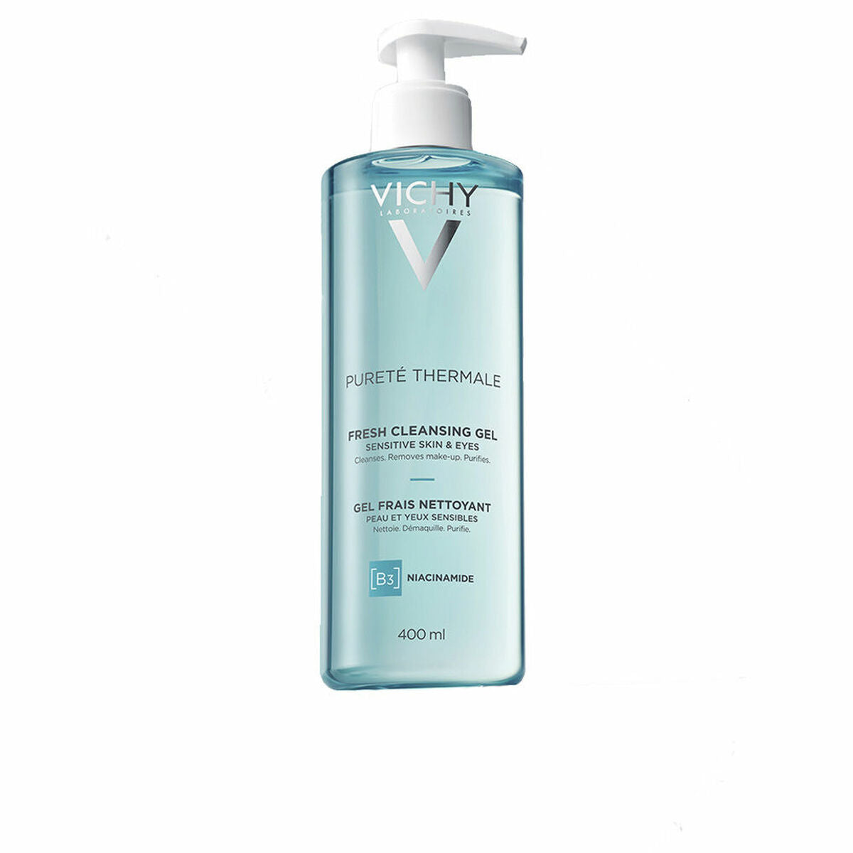 Facial Cleansing Gel Vichy PURETÉ THERMALE 400 ml-0