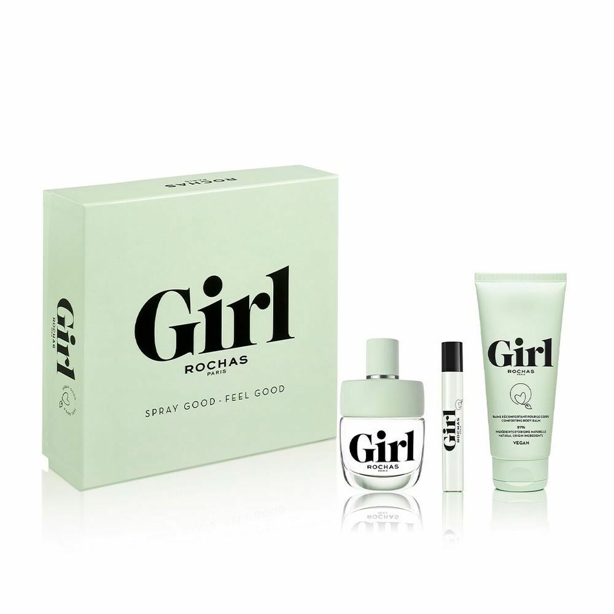 Women's Perfume Set Rochas Girl EDT 3 Pieces-0
