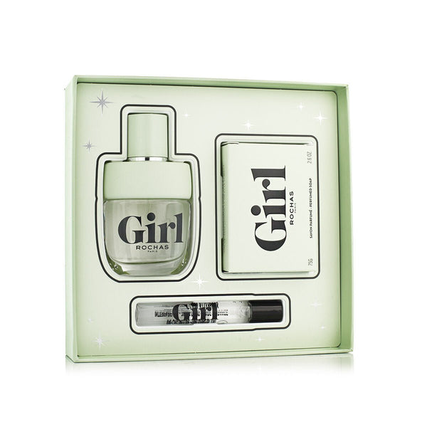 Women's Perfume Set Rochas Girl 3 Pieces - Cosmova
