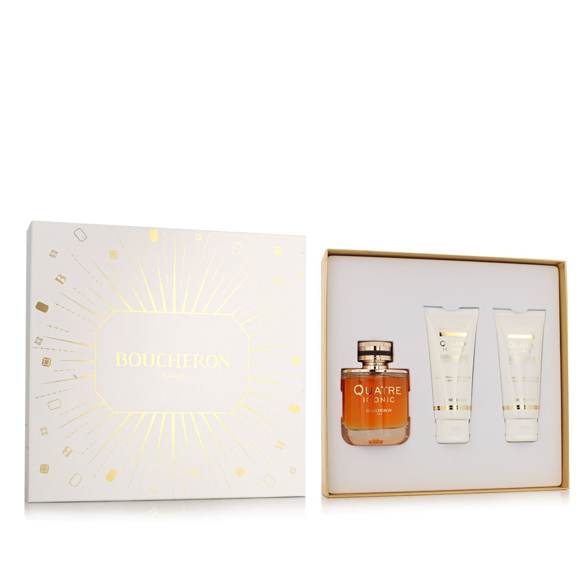 Women's Perfume Set Boucheron Quatre Iconic EDP 3 Pieces-0