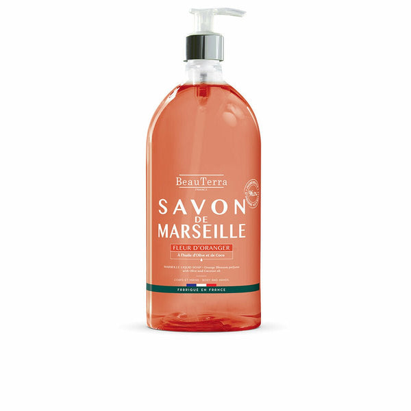 Liquid Soap Beauterra Marseille Universal Orange blossom Hands 1 L - Cosmova