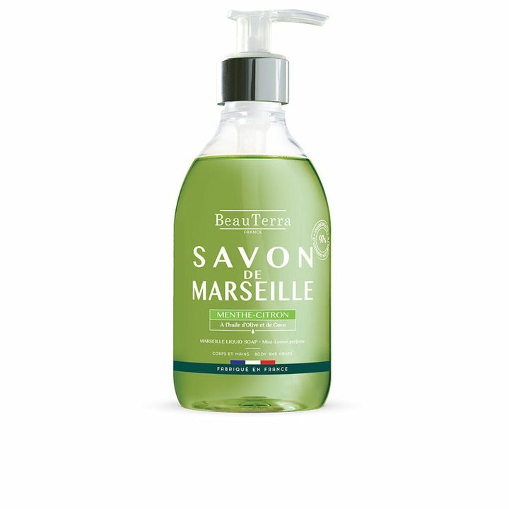 Liquid Soap Beauterra Marseille Hands Universal Lemon Mint 300 ml - Cosmova