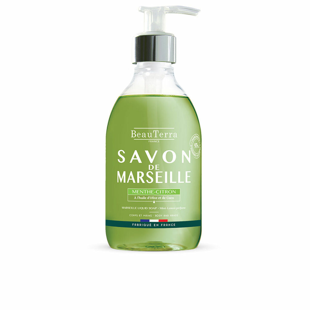 Liquid Soap Beauterra Marseille Hands Universal Lemon Mint 300 ml-0
