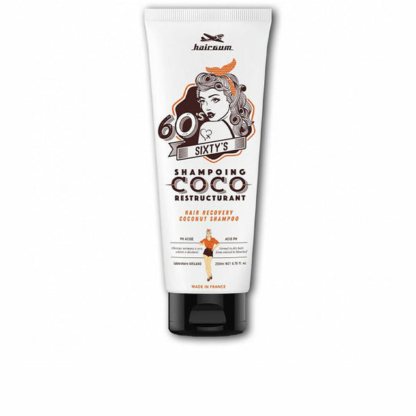 Restructuring Shampoo Hairgum Sixty's Coconut (200 ml) - Cosmova