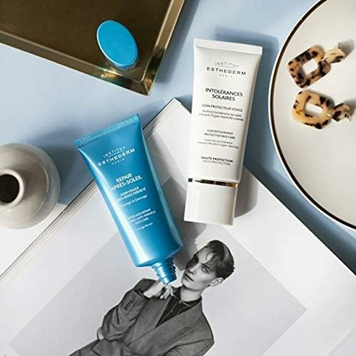 Anti-Wrinkle Cream Institut Esthederm Repair Soleil 50 ml-5