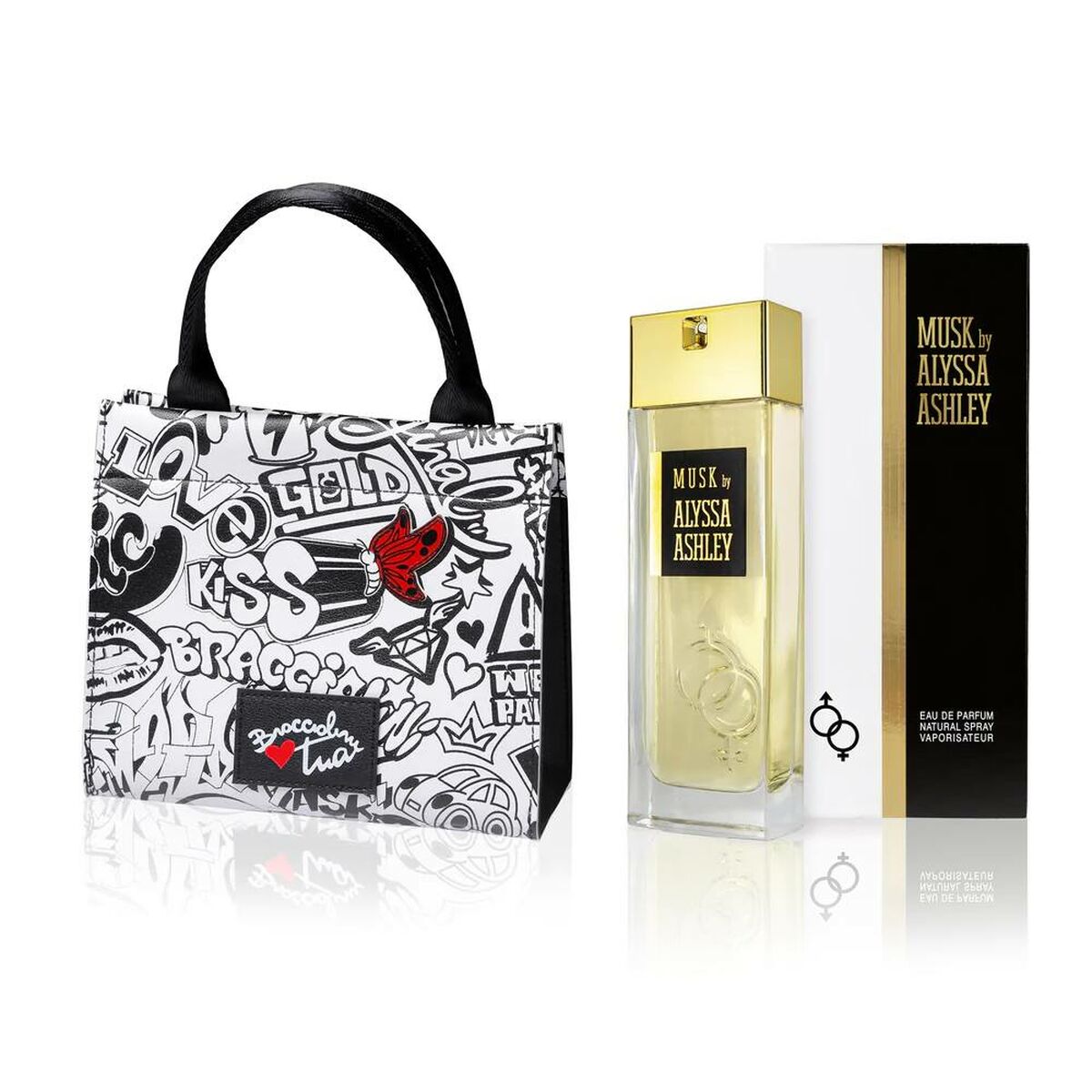 Women's Perfume Set Alyssa Ashley Musk EDP 2 Pieces-1