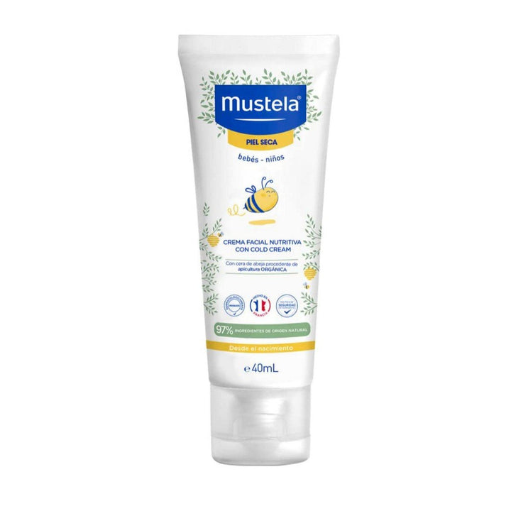 Nourishing Facial Cream Mustela Cold Cream Boys Babies (40 ml) - Cosmova