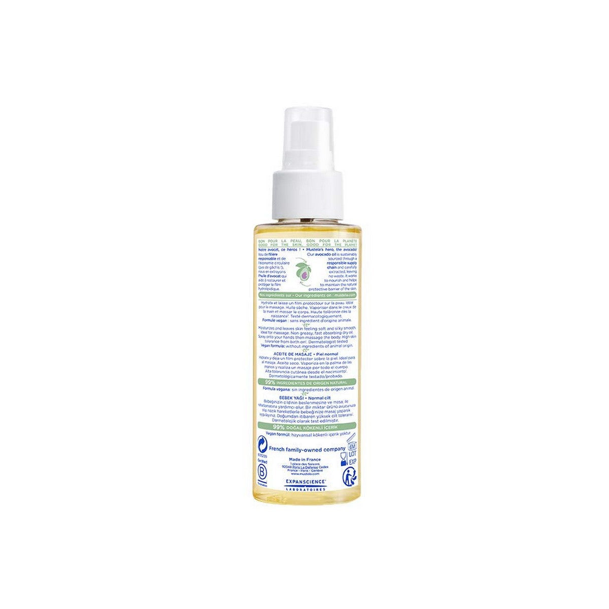 Body Oil for Baby Mustela Niño 100 ml-6