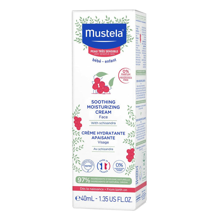 Hydrating Facial Cream for Babies Mustela 40 ml-1