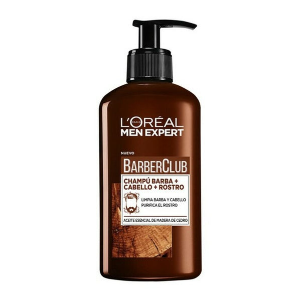 Beard Shampoo Men Expert Barber Club L'Oreal Make Up (200 ml)-0