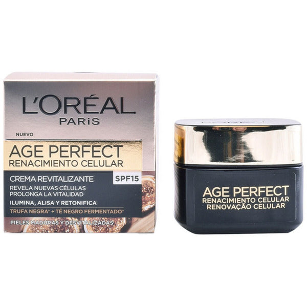 Nourishing Day Cream L'Oreal Make Up Age Perfect SPF 15 (50 ml) (50 ml) - Cosmova