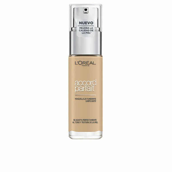 Crème Make-up Base L'Oreal Make Up Accord Parfait 3N-creamy beige (30 ml)-0