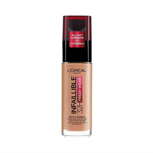 Crème Make-up Base L'Oreal Make Up Infaillible Nº 300-ambre (30 ml)-0