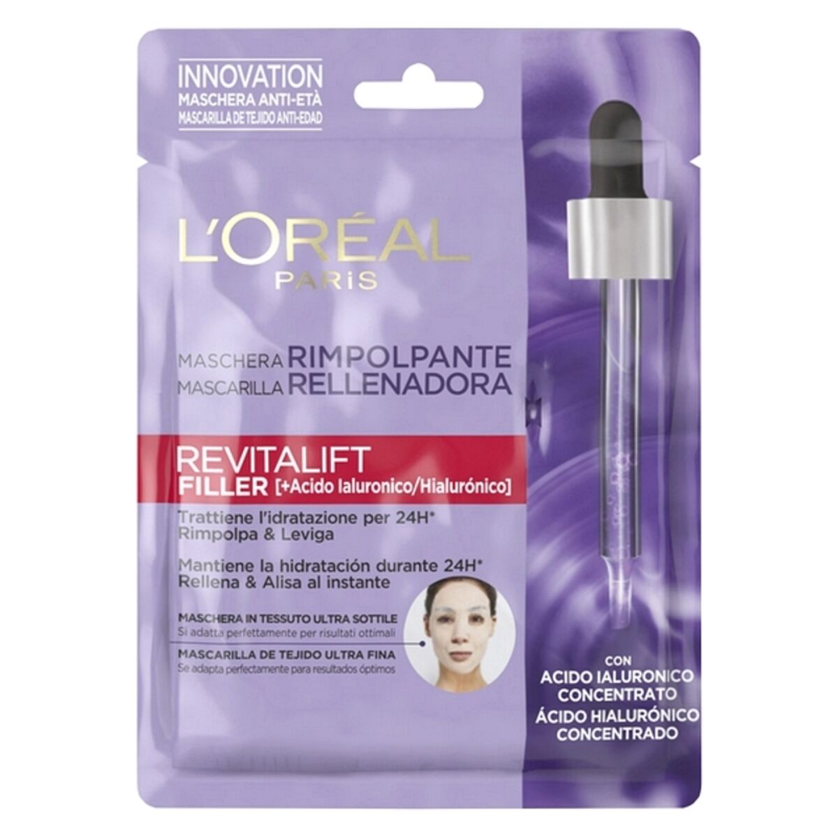 Facial Mask Revitalift Filler L'Oreal Make Up (30 g)-0