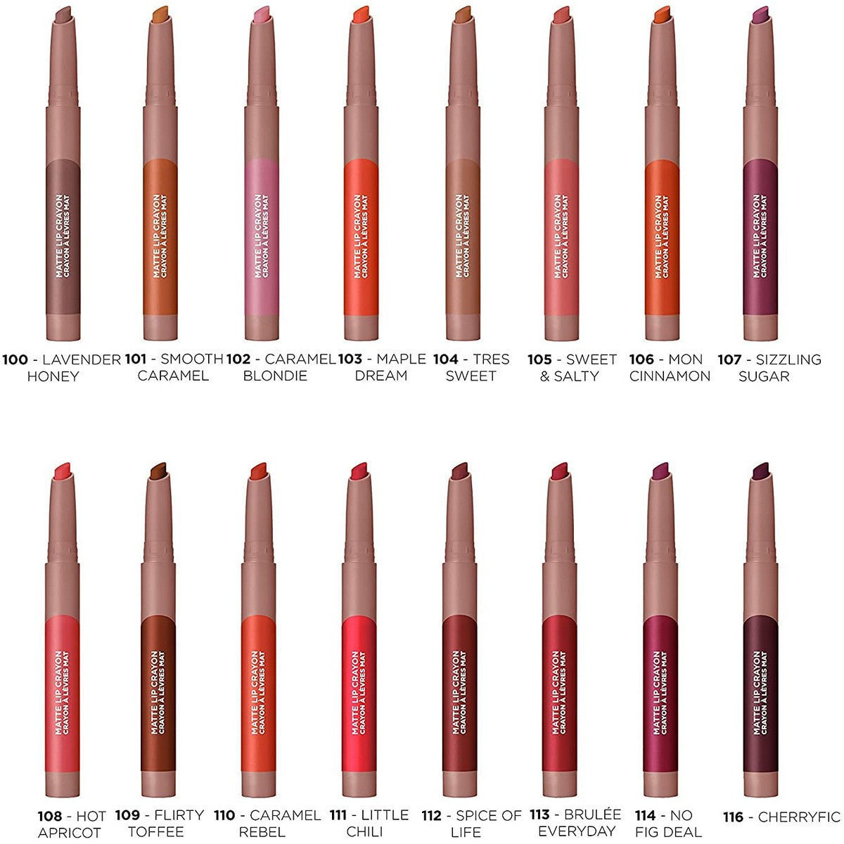 Lipstick L'Oreal Make Up Infaillible 113-brulee everyday (2,5 g)-1