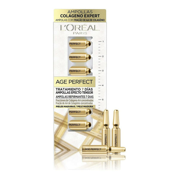 Lifting Effect Ampoules Age Perfect L'Oreal Make Up Age Perfect (7 Units) (7 uds) - Cosmova