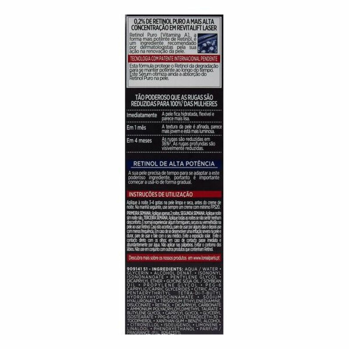 Facial Serum Revitalift Laser Retinol L'Oreal Make Up AA269700 30 ml-3