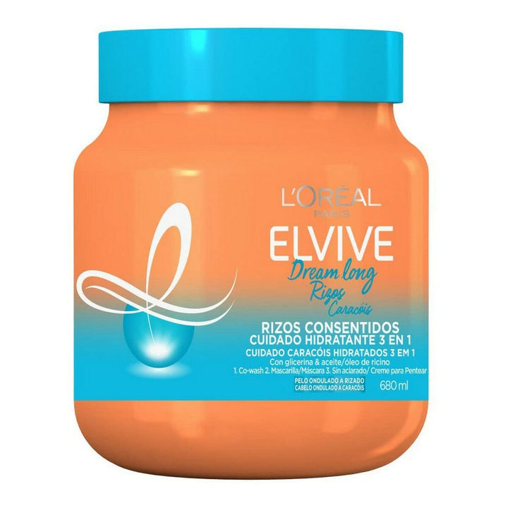 Hydrating Mask L'Oreal Make Up Elvive Dream Long 3 - in - 1 Marked and defined curls (200 ml) - Cosmova
