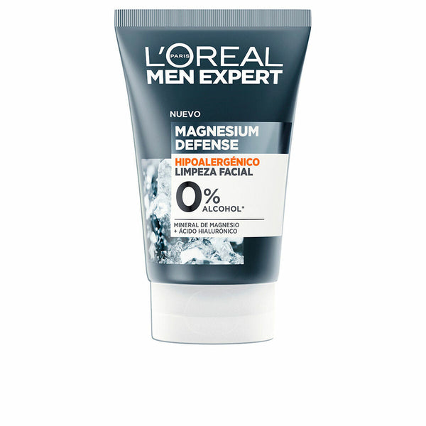 Facial Cleansing Gel L'Oreal Make Up Men Expert Magnesium Defense 100 ml-0