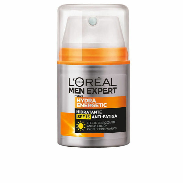 Anti - Fatigue Day Treatment L'Oreal Make Up Men Expert Hydra Energetic Spf 15 50 ml - Cosmova