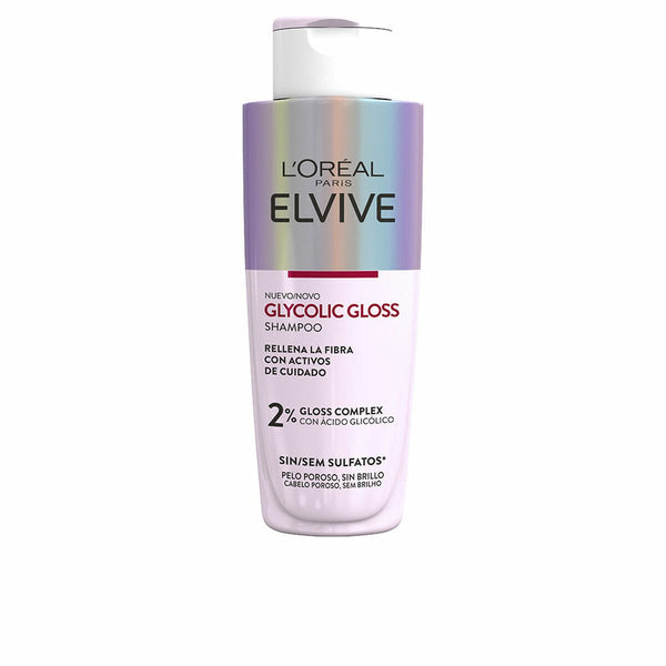 Shampoo L'Oreal Make Up Elvive Glycolic Gloss 200 ml - Cosmova