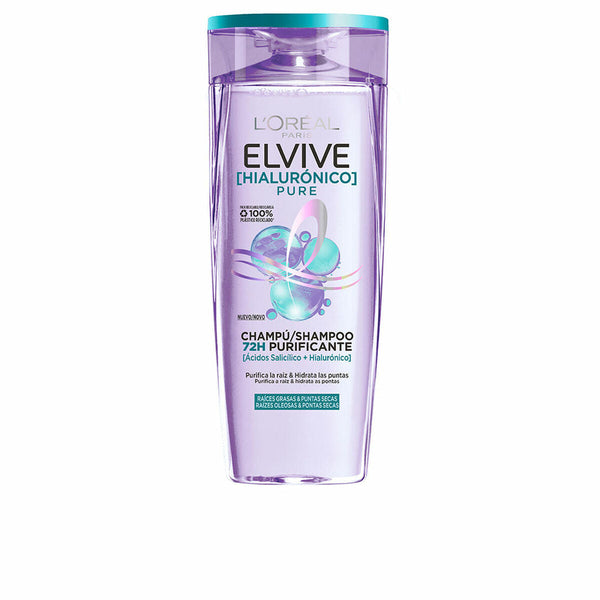 Shampoo L'Oreal Make Up Elvive Hialurónico Pure 380 ml-0