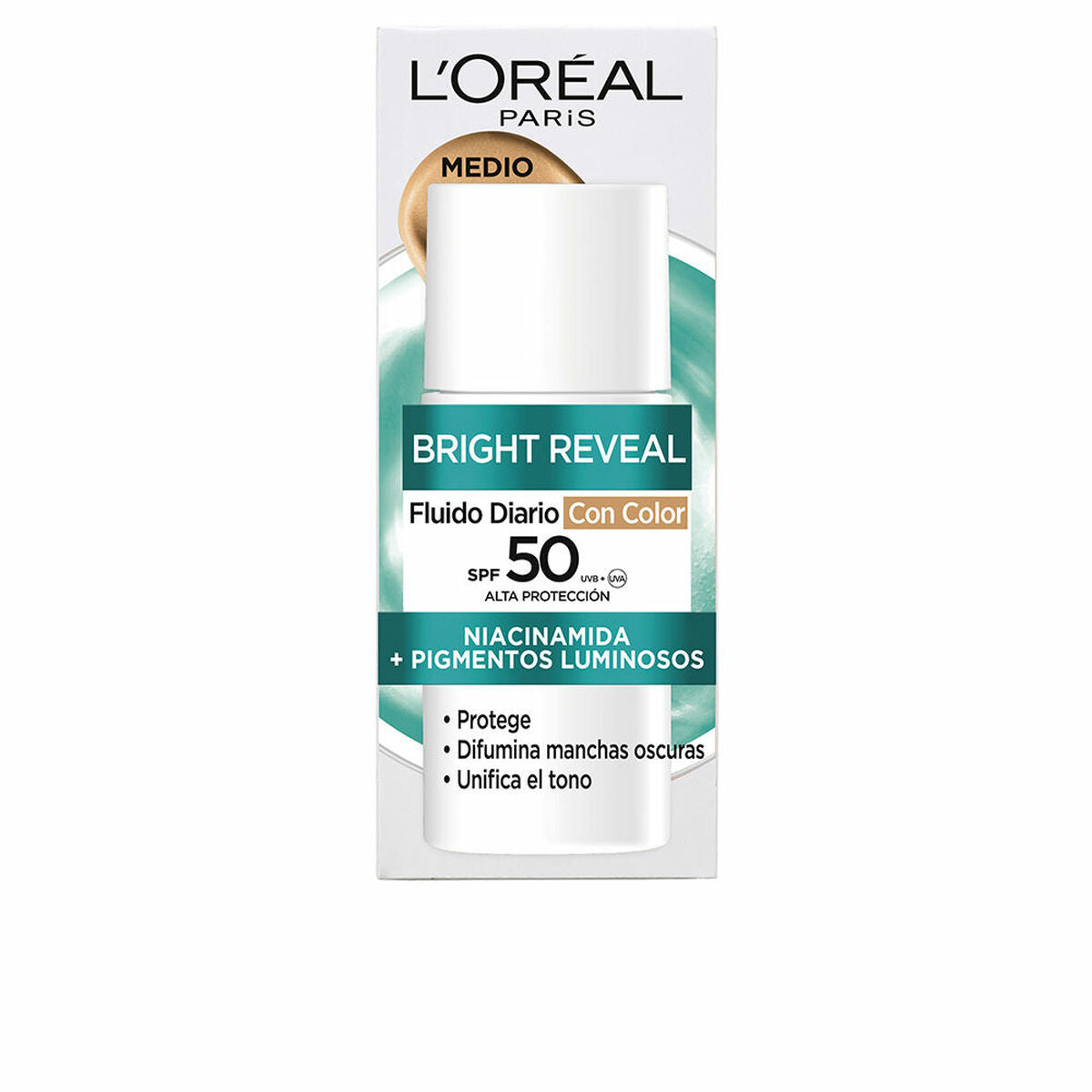 Facial Cream L'Oreal Make Up BRIGHT REVEAL NIACINAMIDA Spf 50 50 ml-0