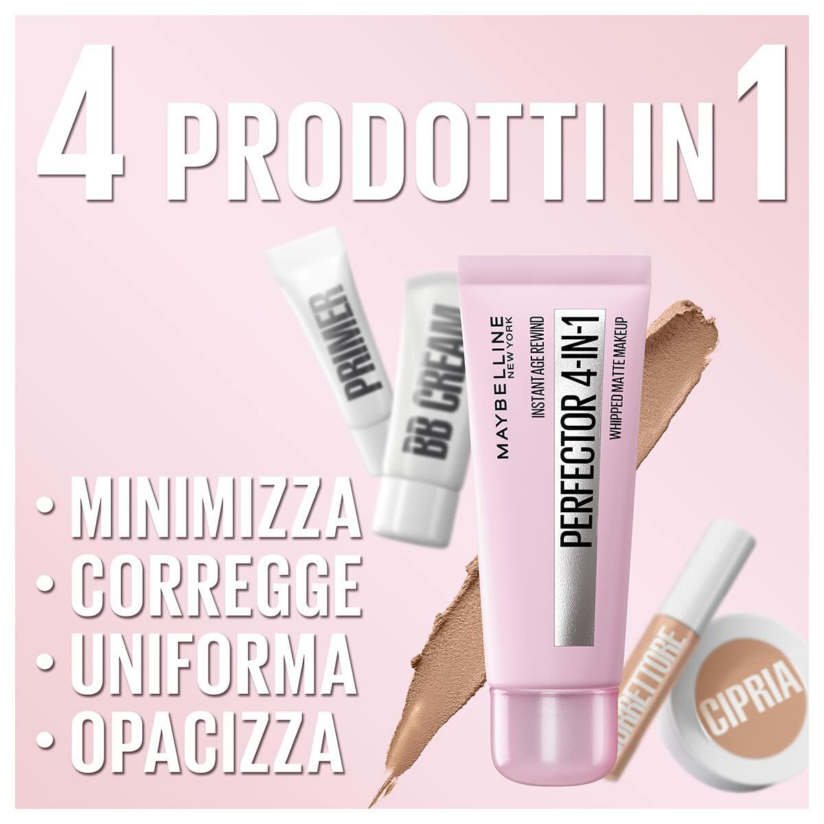 Facial Corrector Maybelline Deep 4-in-1-12