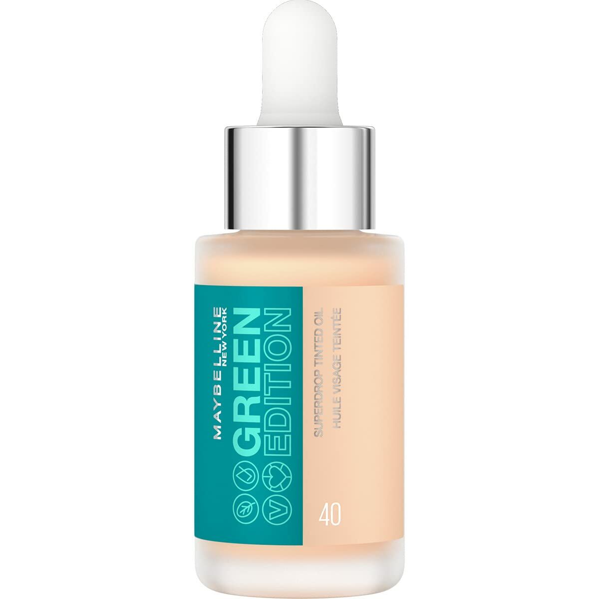 Liquid Make Up Base Maybelline Green Edition Nº 40 Oil (20 ml)-0
