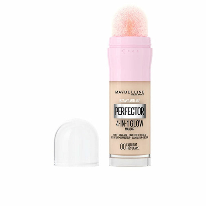 Liquid Make Up Base Maybelline Instant Anti-Age Perfector Glow Nº 00 Fair light 20 ml-0