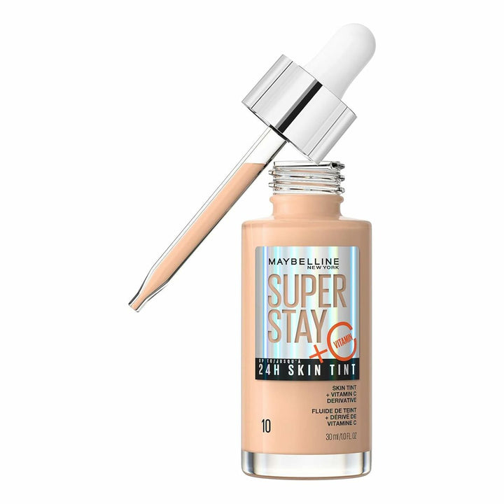 Liquid Make Up Base Maybelline Super Stay Skin Tint Vitamin C Nº 10 30 ml-1