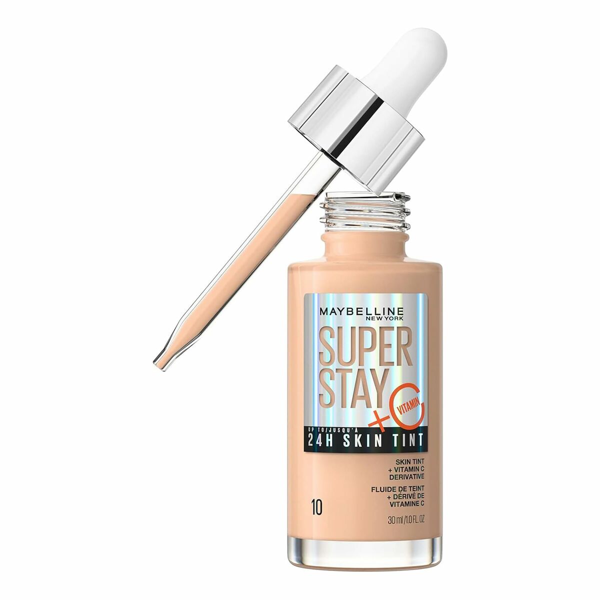 Liquid Make Up Base Maybelline Super Stay Skin Tint Vitamin C Nº 10 30 ml-1