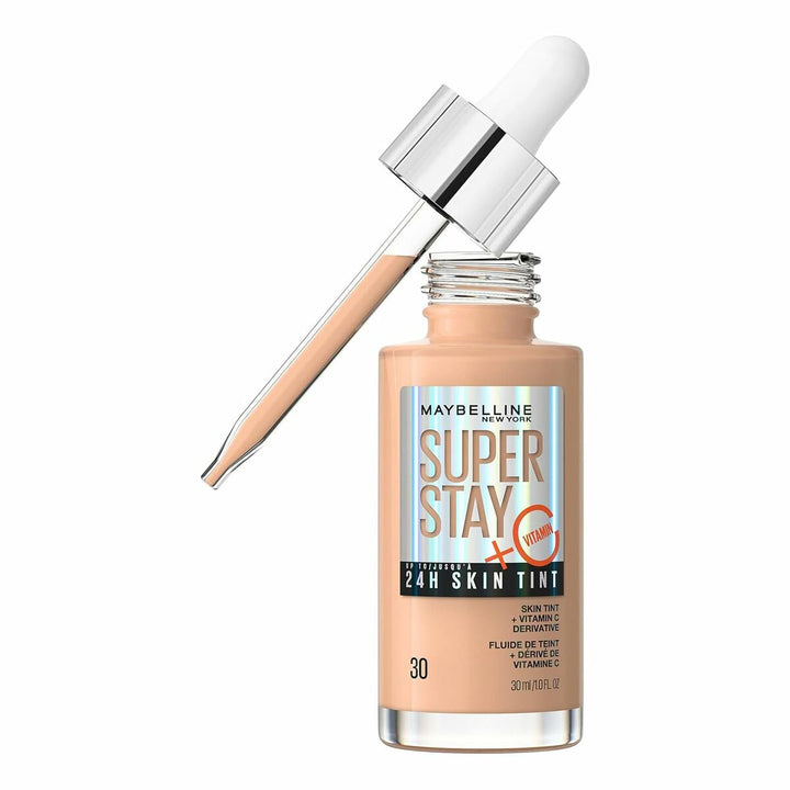 Liquid Make Up Base Maybelline Super Stay Skin Tint Vitamin C Nº 30 30 ml-2