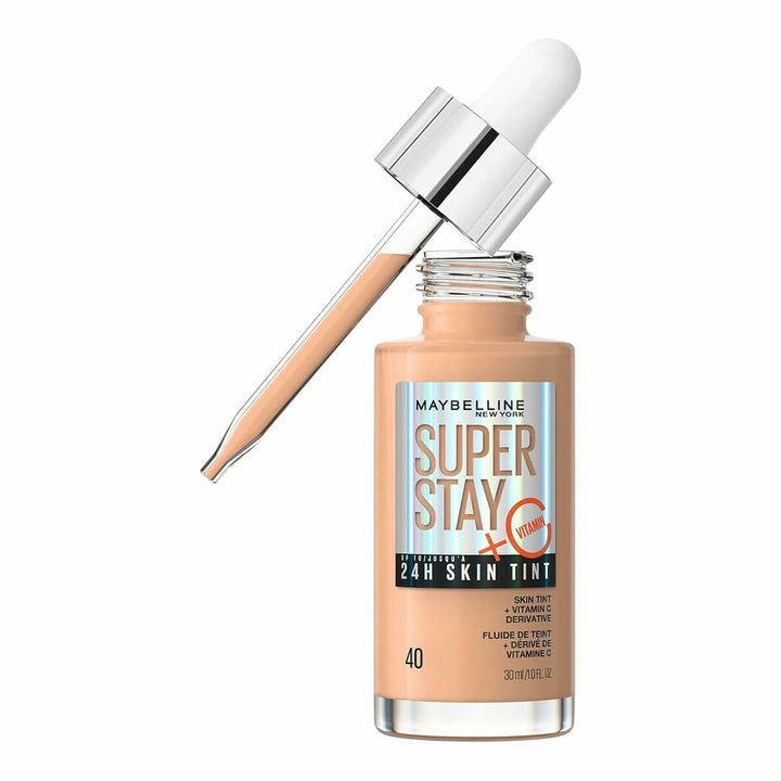 Liquid Make Up Base Maybelline Super Stay Skin Tint Vitamin C Nº 40 30 ml-2