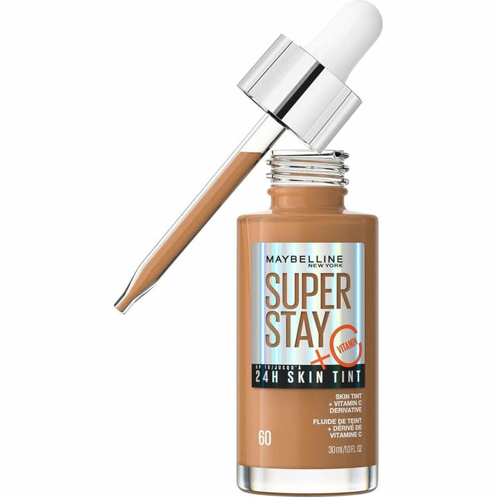 Liquid Make Up Base Maybelline Super Stay Skin Tint Vitamin C Nº 60 30 ml-2