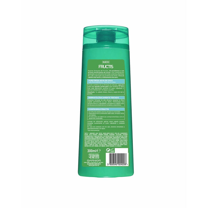Strengthening Shampoo Garnier Fructis Pure Fresh Coconut Water 300 ml - Cosmova