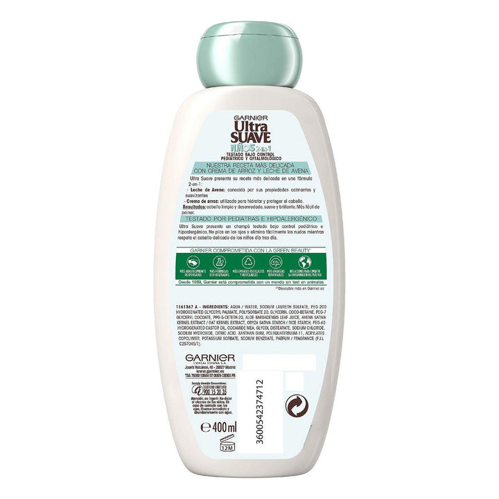 Children's Shampoo Garnier Ultra Suave Oatmeal Shampoo and Conditioner 400 ml - Cosmova