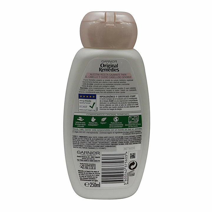Moisturizing Shampoo Garnier Original Remedies Oatmeal 250 ml - Cosmova