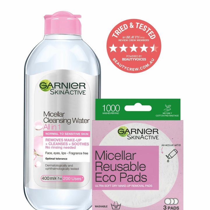 Make - up Remover Pads Garnier Skinactive Washable - Cosmova