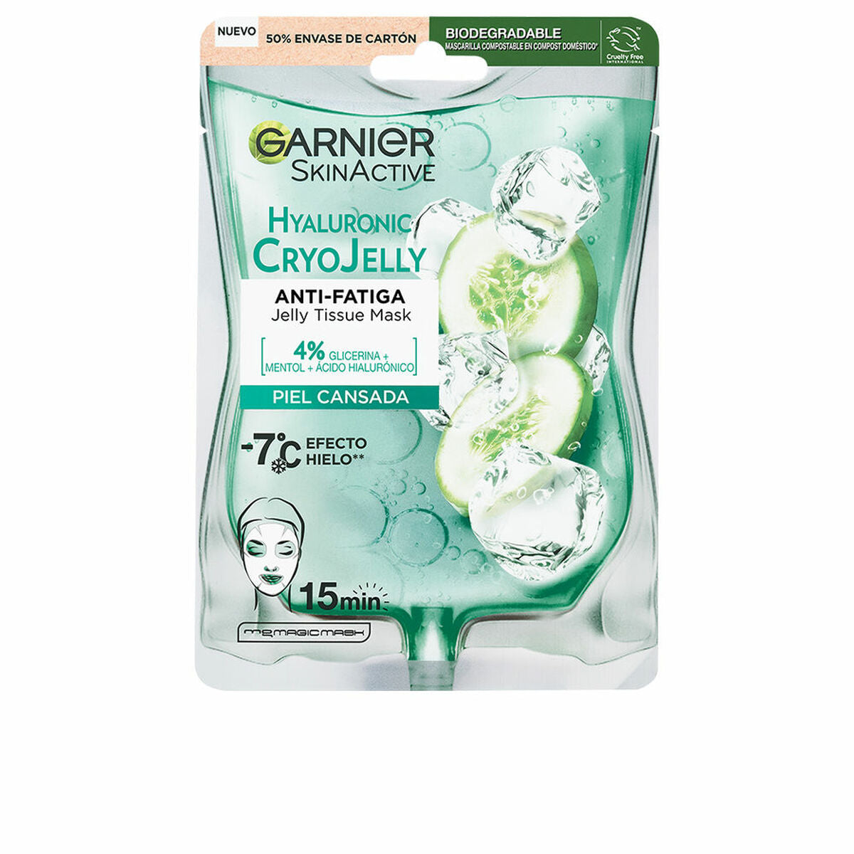 Facial Mask Garnier Hyaluronic Cryojelly Anti-fatigue (5 g)-0