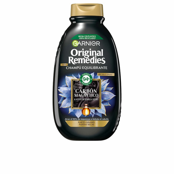 Shampoo Garnier Original Remedies Balancing Magnetic charcoal (250 ml) - Cosmova