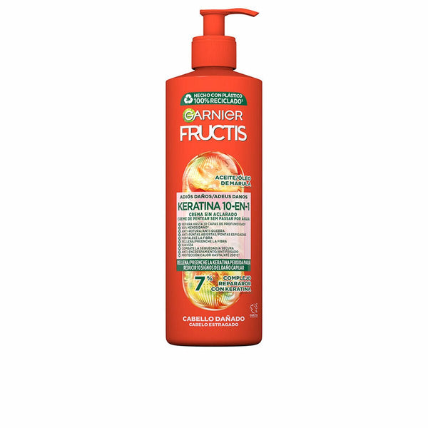 No - Rinse Repairing Cream Garnier Fructis Keratin 10 - in - 1 400 ml - Cosmova