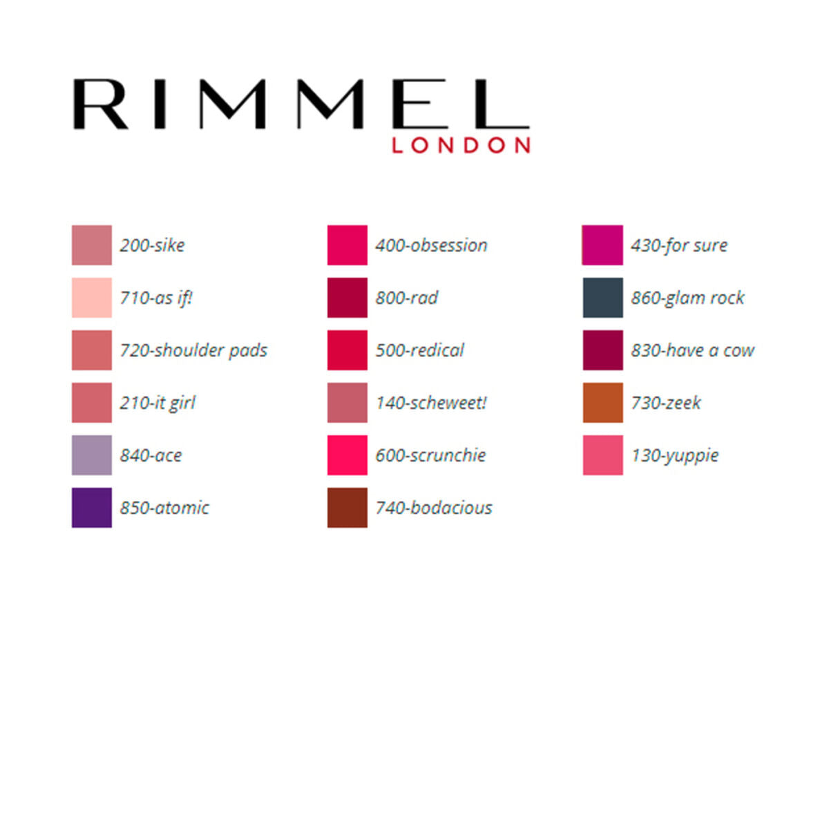 Lipstick Rimmel London (5,5 ml)-3