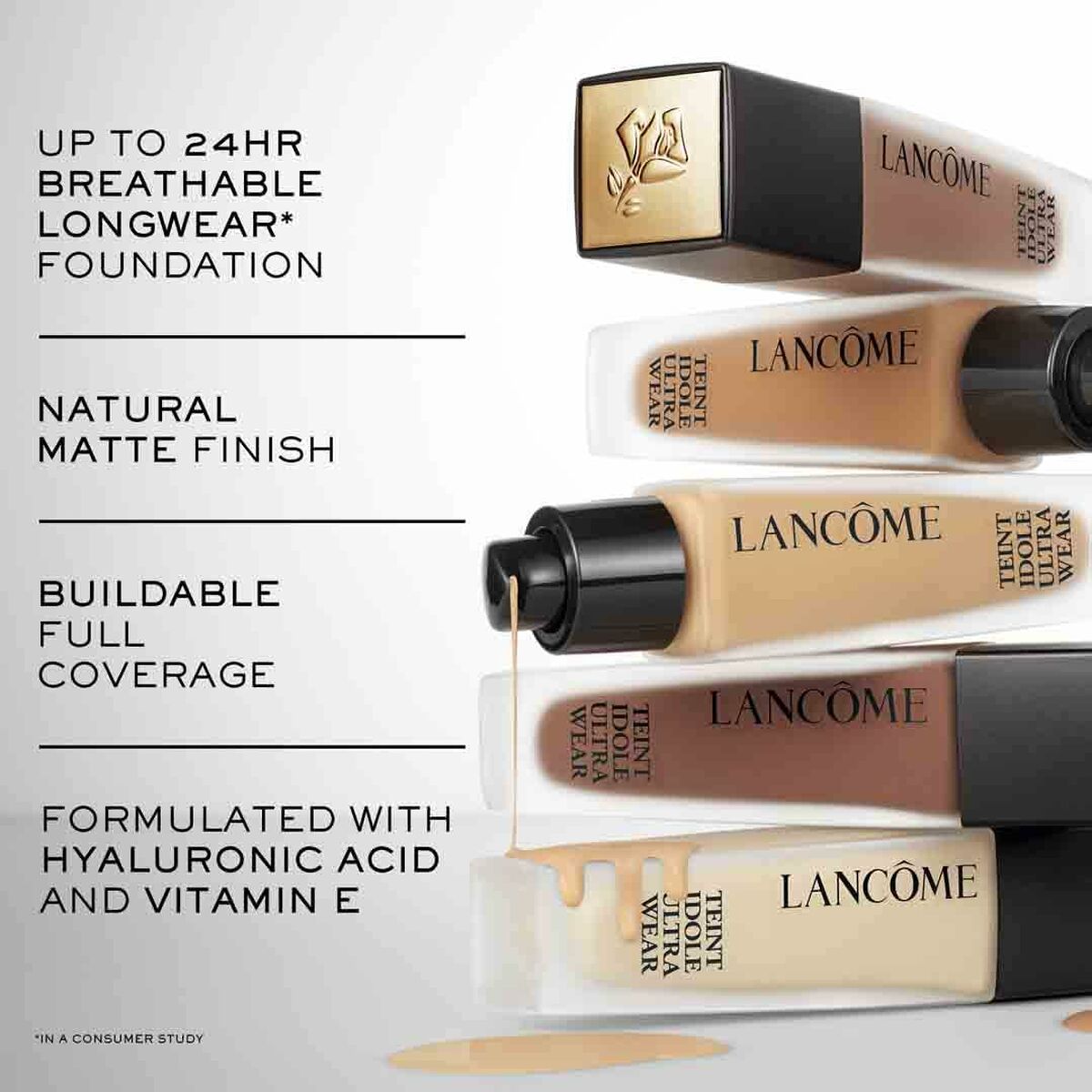 Liquid Make Up Base Lancôme Teint Idole Ultra Wear C Nº 500c Spf 35 30 ml-2
