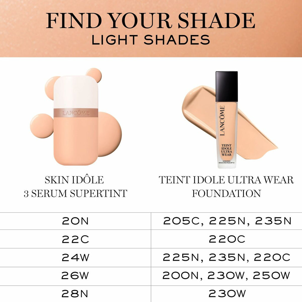 Hydrating Cream with Colour Lancôme IDÔLE MAKE-UP Nº 26w 30 ml-2