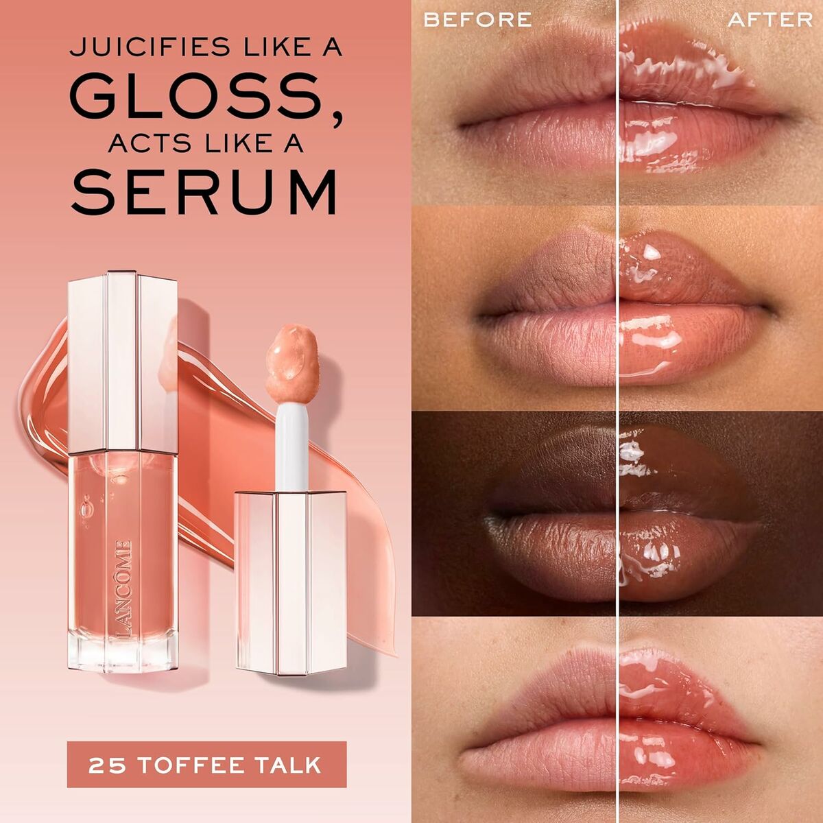 Gloss Lancôme IDÔLE MAKE-UP Nº 25-Toffee Talk 9 ml-1