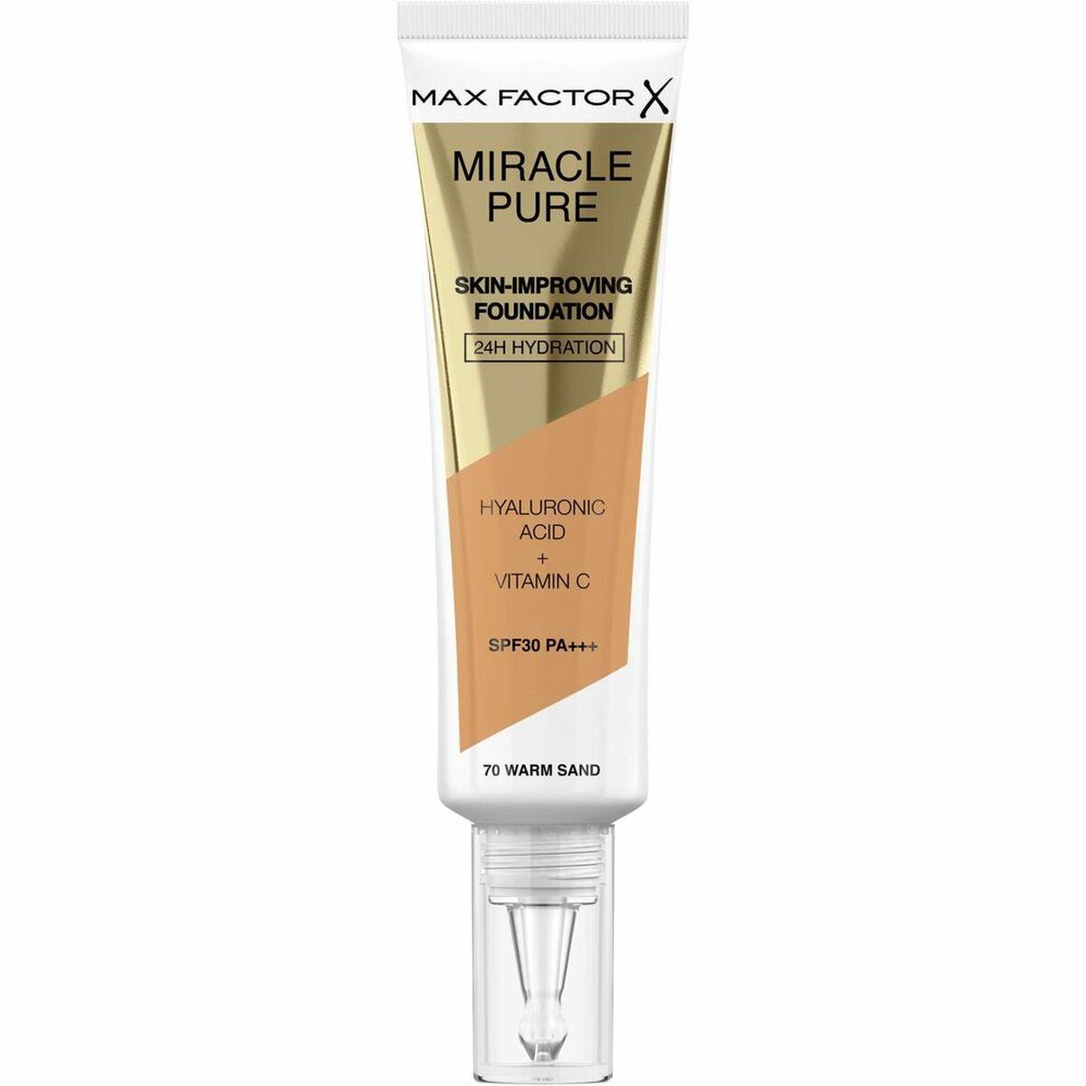 Liquid Make Up Base Max Factor Miracle Pure Spf 30 Nº 70-warm sand 30 ml-0