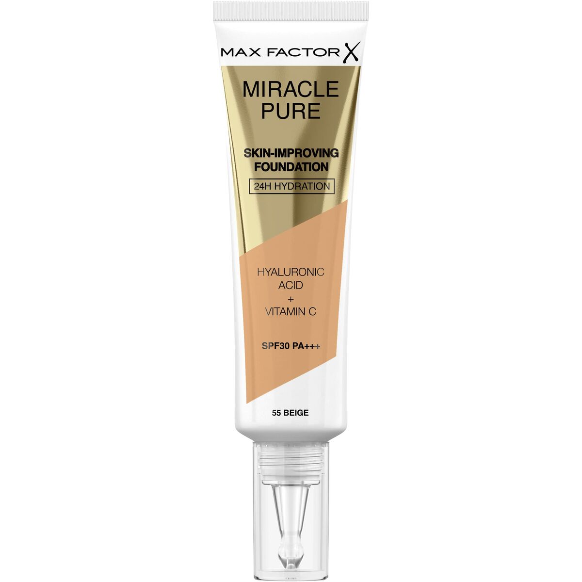 Liquid Make Up Base Max Factor Miracle Pure 55-beige SPF 30 (30 ml)-0